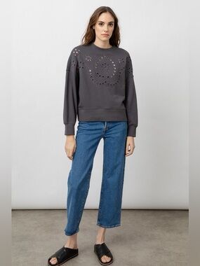 Rails Alice Eyelet Sweatshirt
